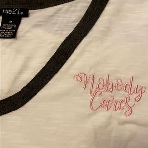 “Nobody Cares” Tee Shirt